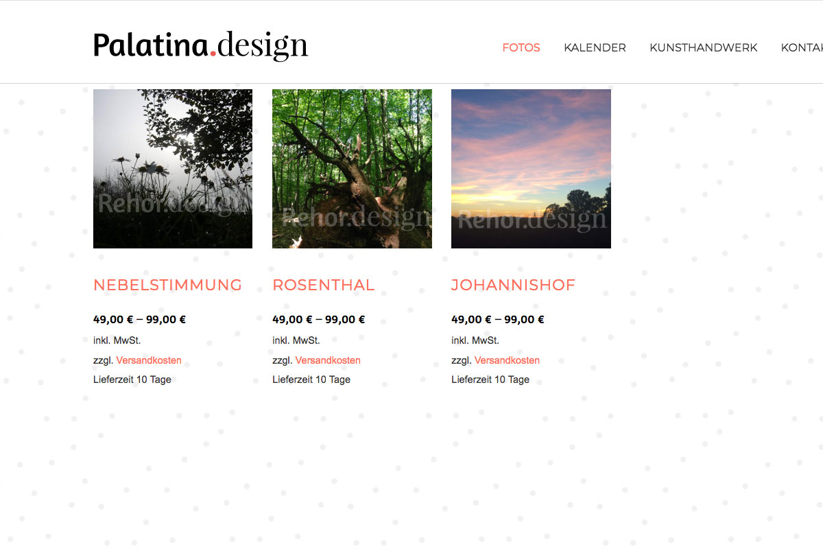 Internetshop Palatina.design